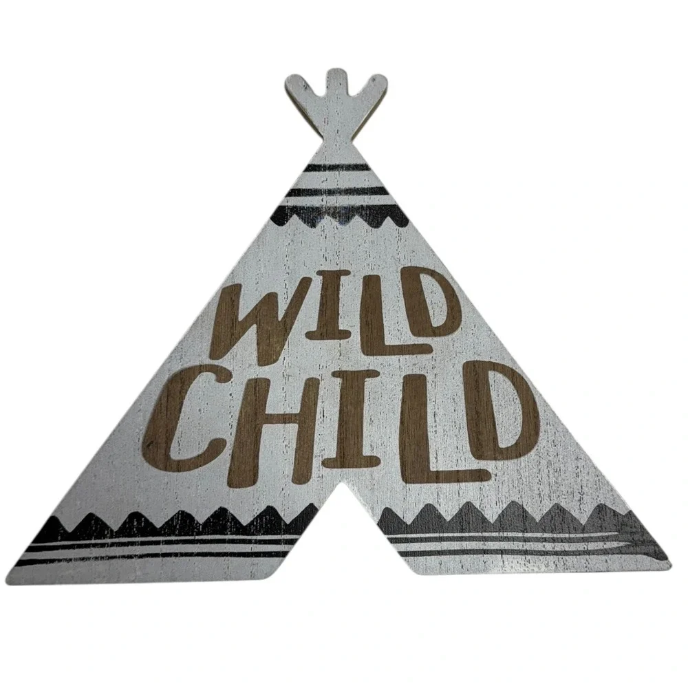Wild Child Tent Decor - Nursery Wall Art‎ - Boho Baby Room Decoration WP66Q2